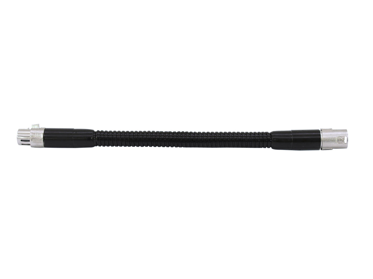 Omnitronic Schwanenhals schwarz XLR/XLR, 47cm