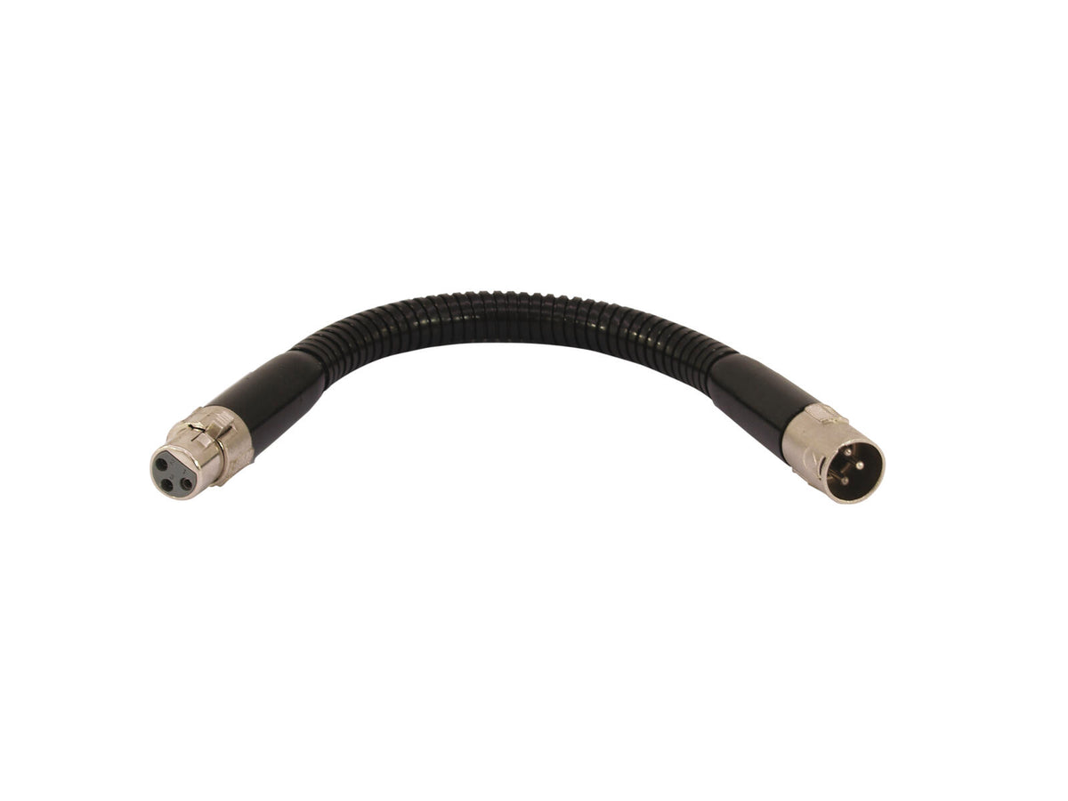 Omnitronic Schwanenhals schwarz XLR/XLR, 47cm – Ansicht 2