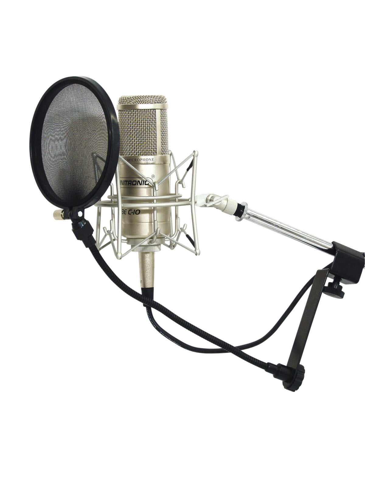Omnitronic Mikrofon-Popfilter schwarz – Ansicht 3