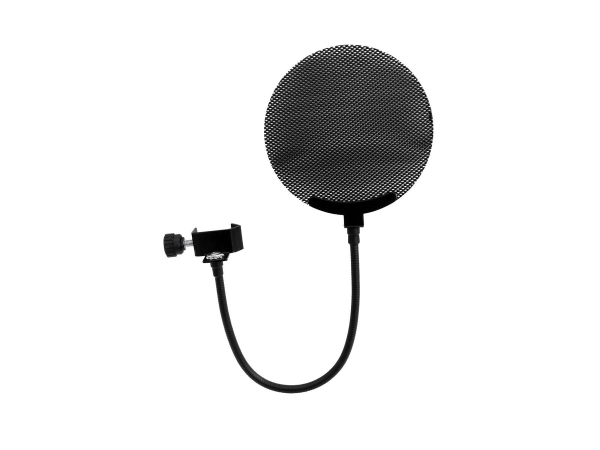 Omnitronic Mikrofon-Popfilter, Metall schwarz