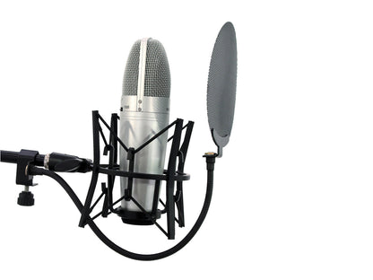 Omnitronic Mikrofon-Popfilter, Metall schwarz – Ansicht 4