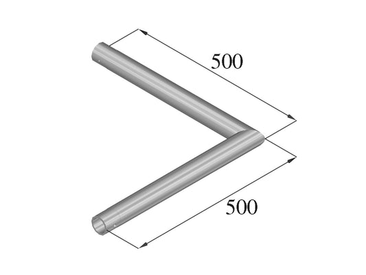 Alutruss SINGLELOCK SPAC-21 QUICK-LOCK Ecke 90° – Ansicht 2