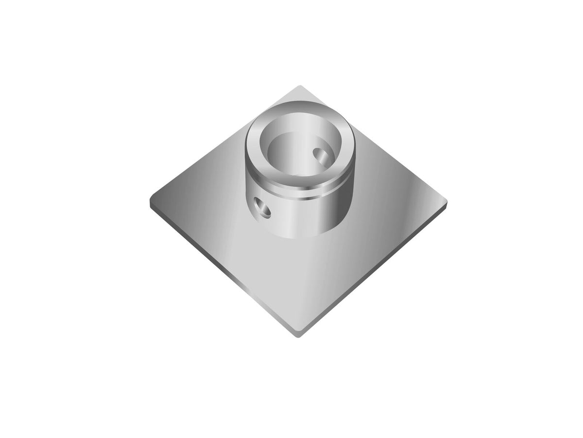 Alutruss SINGLELOCK Bodenplatte SBP (eckig) – Ansicht 2