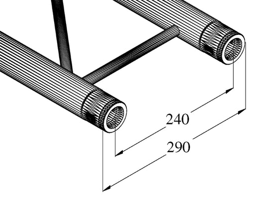 Alutruss BILOCK BQ2-1500 2-Punkt-Traverse – Ansicht 2