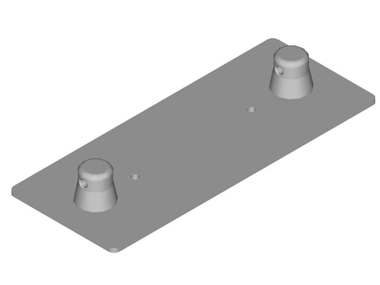 Alutruss DECOLOCK DQ2-WPM Wandplatte MALE sw – Ansicht 2