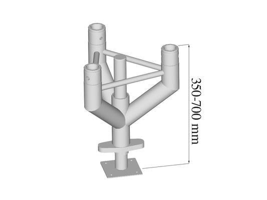 Alutruss TRILOCK Nivellier-Fußgestell TNF-300 – Ansicht 2
