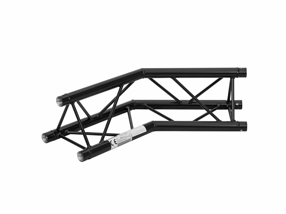 Alutruss DECOLOCK DQ3-SPAC23 2-Weg Ecke 135° sw – Ansicht 2