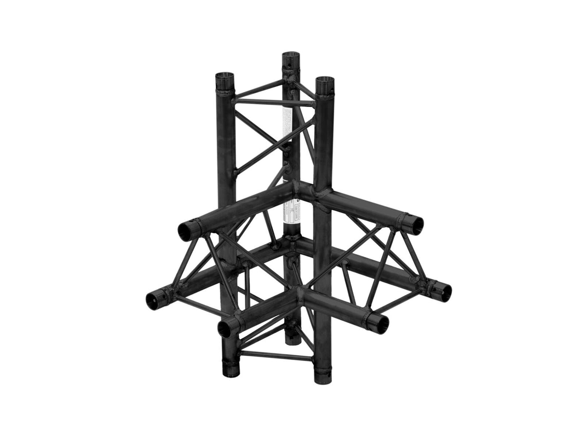 Alutruss DECOLOCK DQ3-SPAC45 4-Weg Ecke rechts sw – Ansicht 2