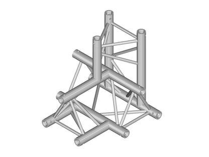 Alutruss TRILOCK E-GL33 T-42 4-Weg-Stück \/ – Ansicht 2
