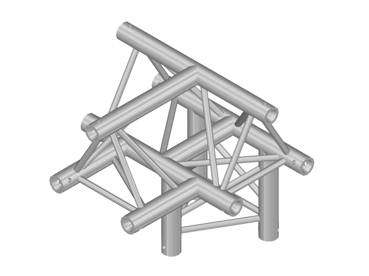 Alutruss TRILOCK E-GL33 T-43 4-Weg-Stück /\ – Ansicht 2