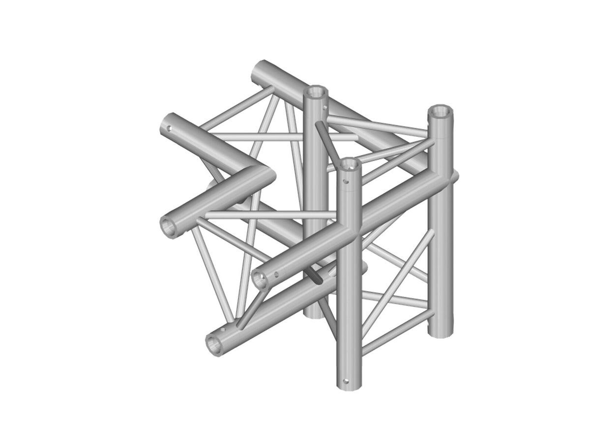 Alutruss TRILOCK E-GL33 C-45 4-Weg-Stück \/ rechts – Ansicht 2