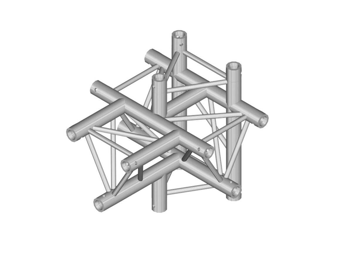 Alutruss TRILOCK E-GL33 C-51 5-Weg-Stück – Ansicht 2