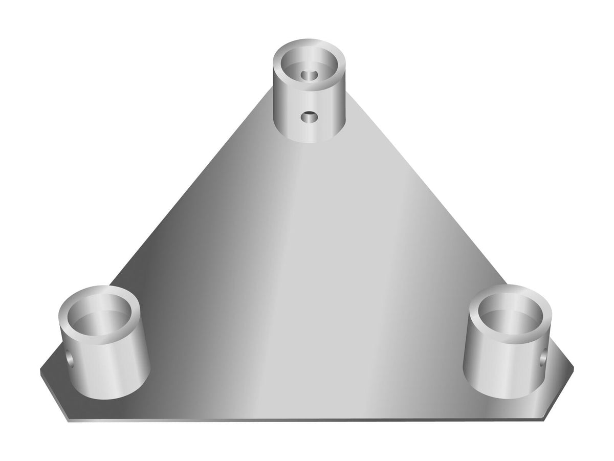 Alutruss TRILOCK E-GL33 Boden/Wandplatte QTGP-E – Ansicht 2