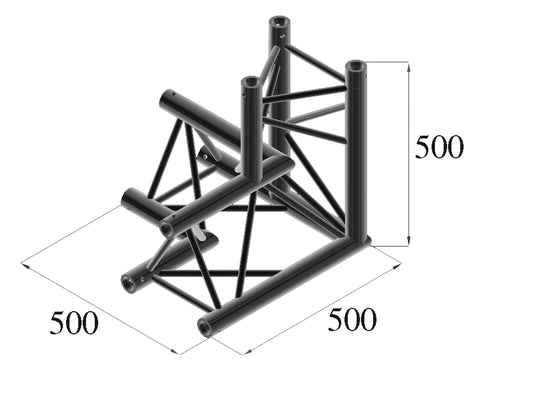 Alutruss TRILOCK S-PAL-33 3-Weg-Ecke \/ rechts