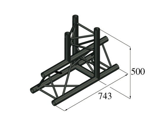 Alutruss TRILOCK S-PAT-37 3-Weg-T-Stück