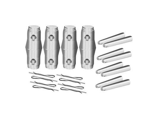 Alutruss QUADLOCK Satz Verb.konus/Zapfen/Splint
