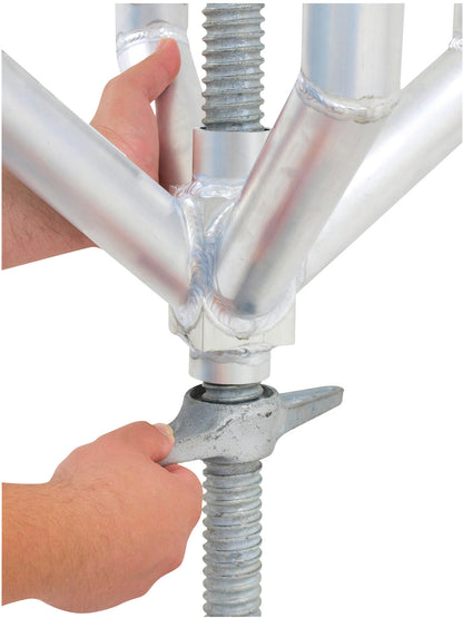 Alutruss QUADLOCK Nivellier-Fußgestell QNF-300 – Ansicht 3