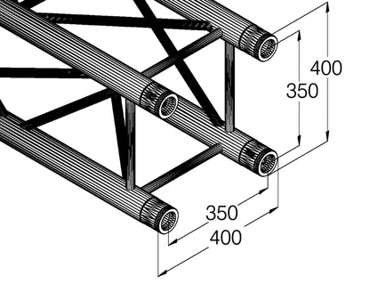 Alutruss QUADLOCK GL400-2000 4-Punkt-Traverse – Ansicht 2