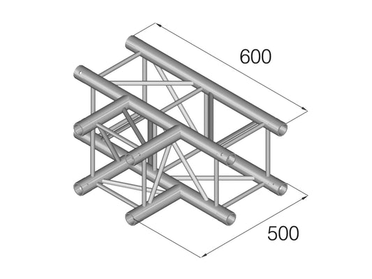 Alutruss QUADLOCK GL400-T35 3 Wege T-Stück – Ansicht 2