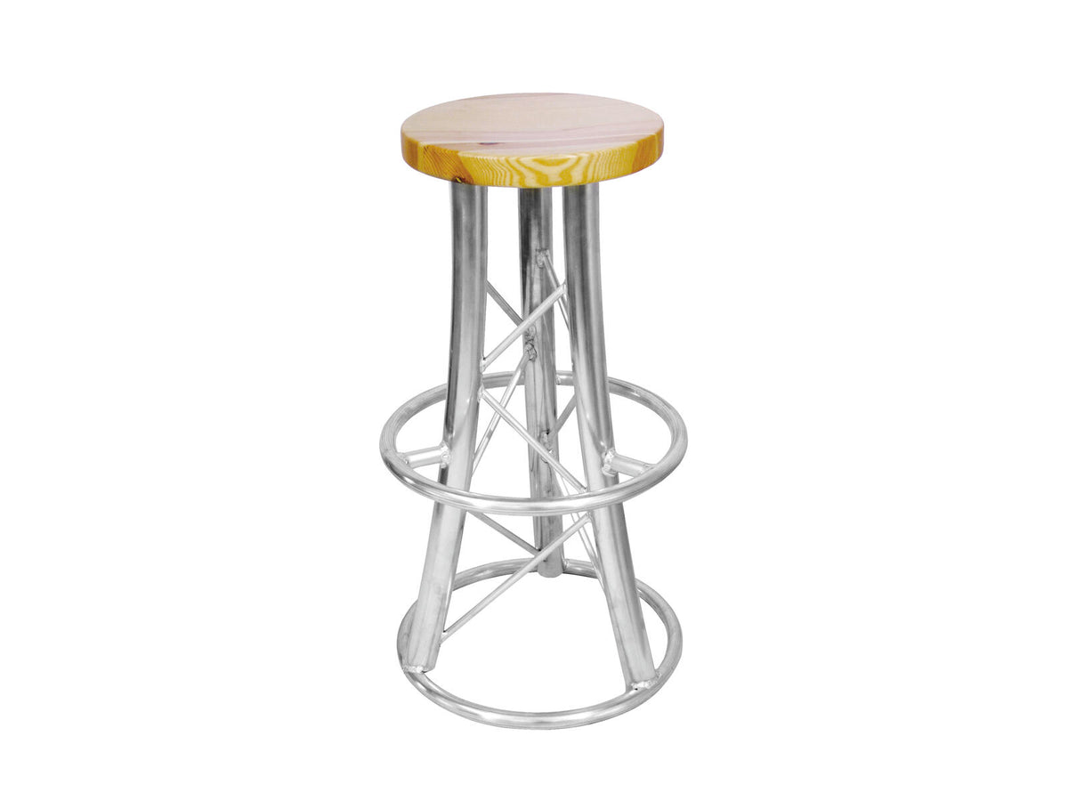 Alutruss Barhocker, geschwungen