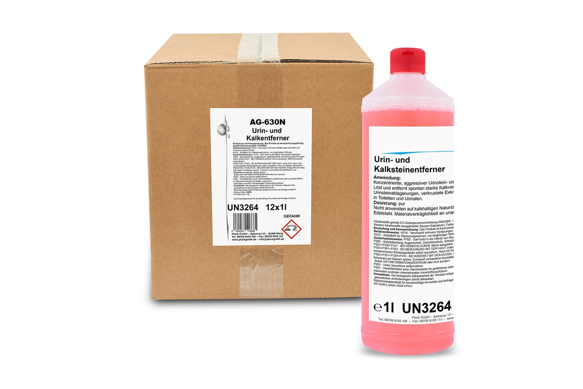 Urin- und Kalksteinentferner, 12 Flaschen x 1 l