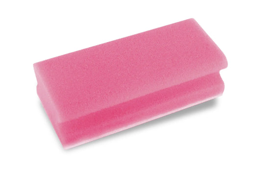 Funny Griffschwamm, rot - weiß, 15 x 6,8 x 4,5 cm, für empfindliche Flächen, 10 Stück