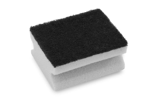 Funny Griffschwamm, grau - schwarz, 9 x 7 x 4 cm, für grobe Verschmutzungen, 10 Stück