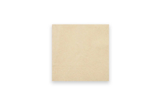 Sobsy Servietten 24 x 24 cm, 2-lagig, recycling braun, 1/4-Falz, 20 x 300 Stück