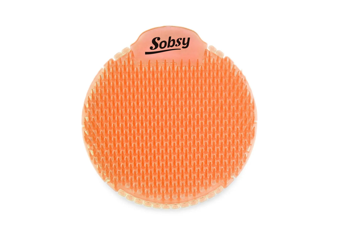 Sobsy Pissoireinsatz mit Kalender, Mango, orange, 10 Stück