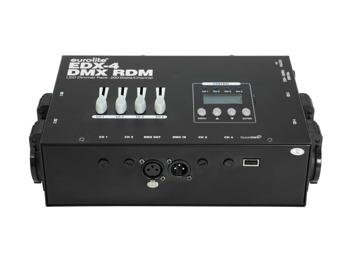 Eurolite EDX-4 DMX RDM LED-Dimmerpack – Ansicht 4