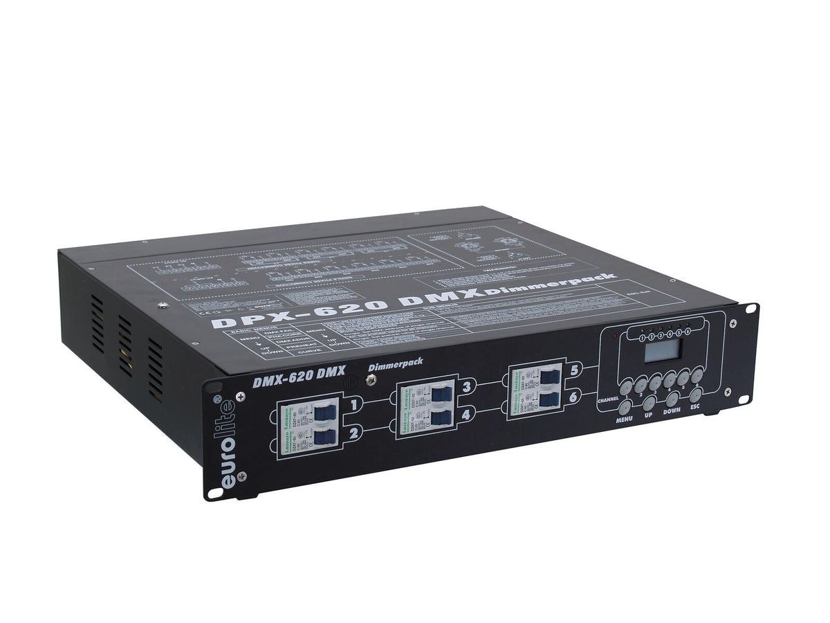 Eurolite DPX-620 DMX Dimmerpack – Ansicht 2