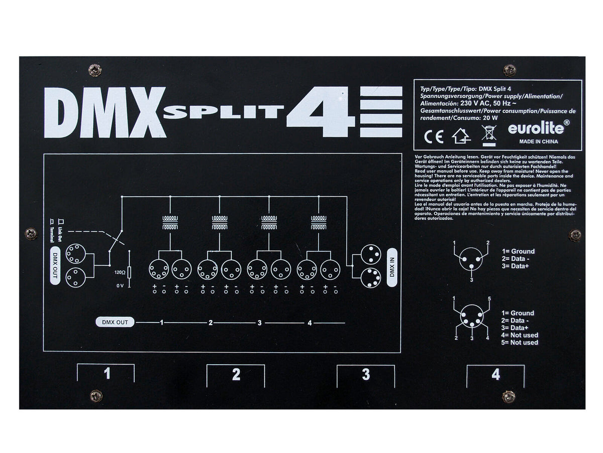 Eurolite DMX Split 4 Splitter – Ansicht 5