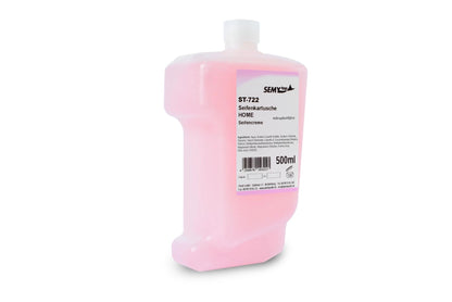 SemyTop Cremige Flüssigseife in Kartusche "Cream 500", rosa, 12 Stück à 500 ml