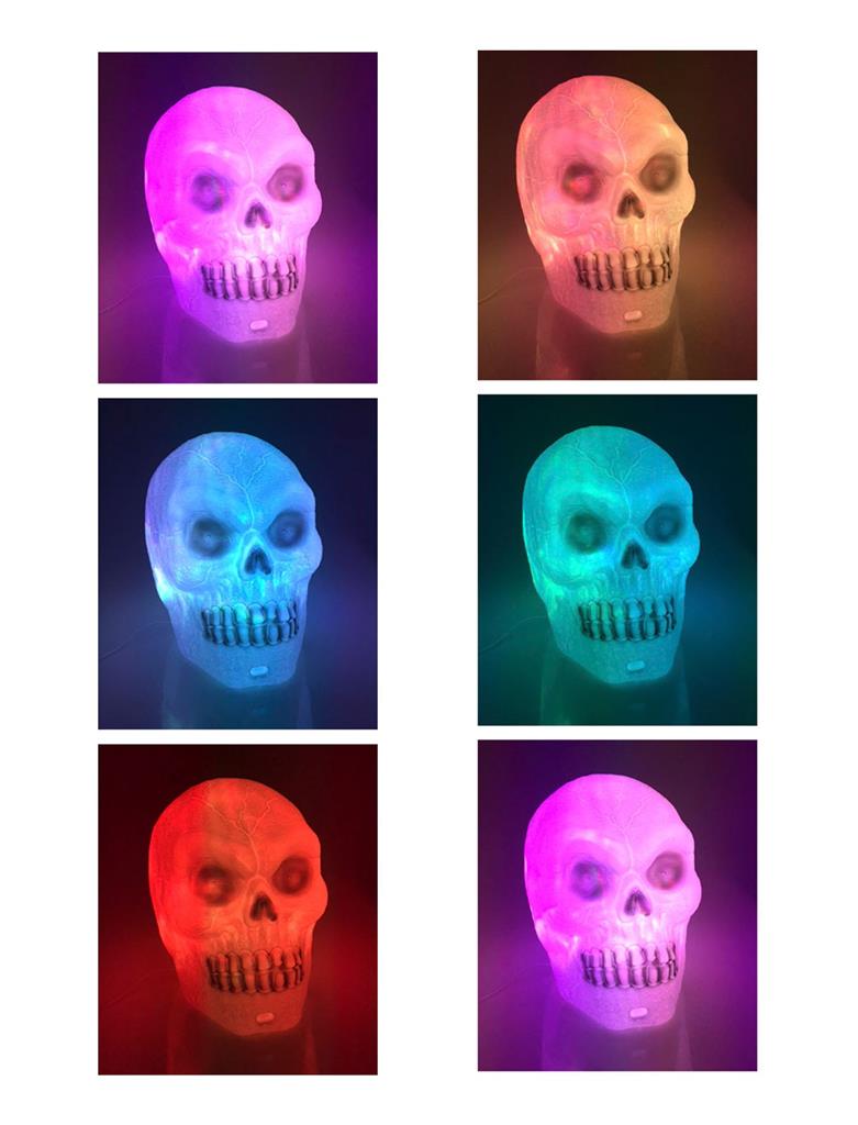 Totenkopf mit Licht & Sound – Ansicht 2