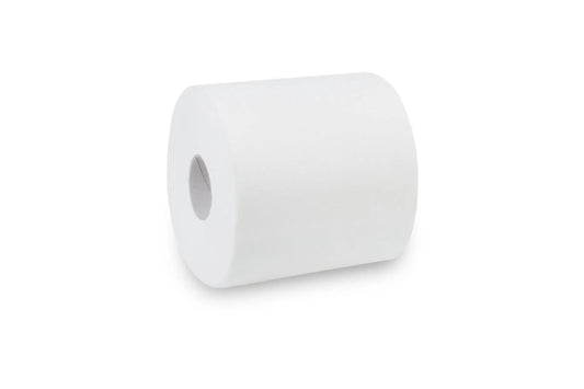 SemyTop Handtuchrolle MIDI 19,6 cm, 2-lagig, Zellstoff weiß, Ø 19,5 cm, 6 Rollen
