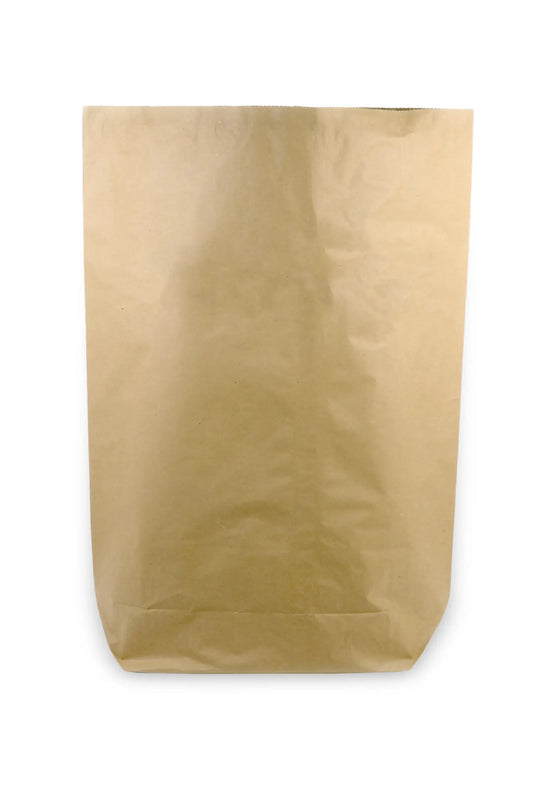 Funny Papiermüllsäcke, braun, 2-lagig, 450x600+200mm, unbedruckt, 25 Stück