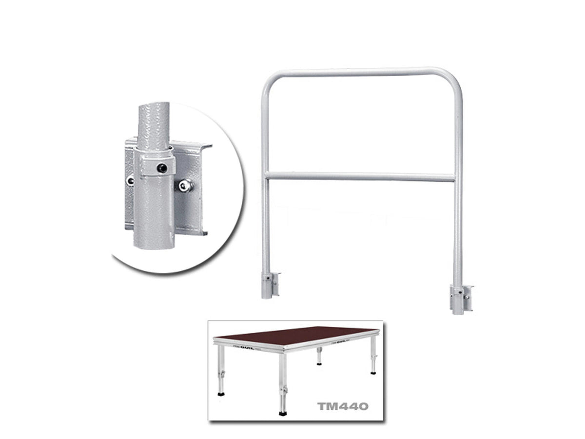 Guil TMQ-01/440 Bühnengeländer 88cm (Aluminiumversion) – Ansicht 2