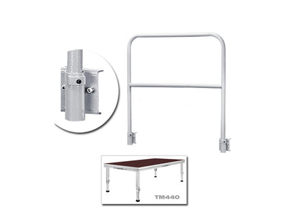 Guil TMQ-01/440 Bühnengeländer 88cm (Aluminiumversion) – Ansicht 2