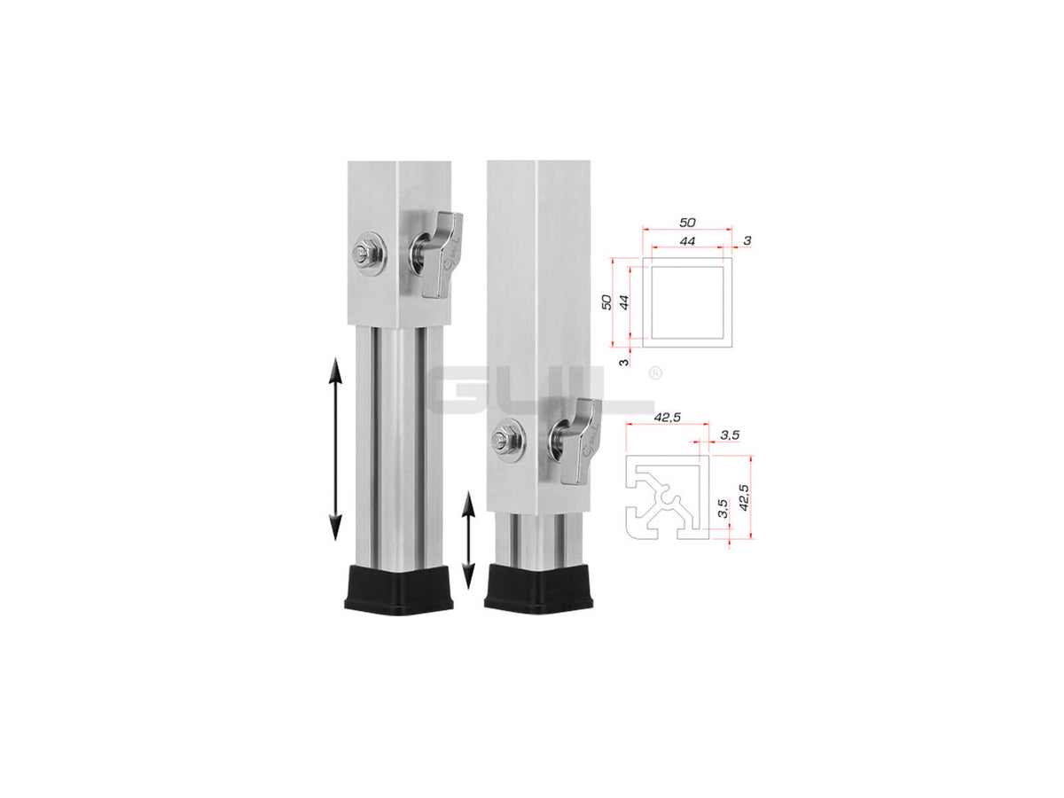 Guil PTA-440/30-40 Teleskopfuß – Ansicht 3