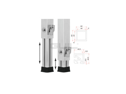 Guil PTA-440/70-120 Teleskopfuß