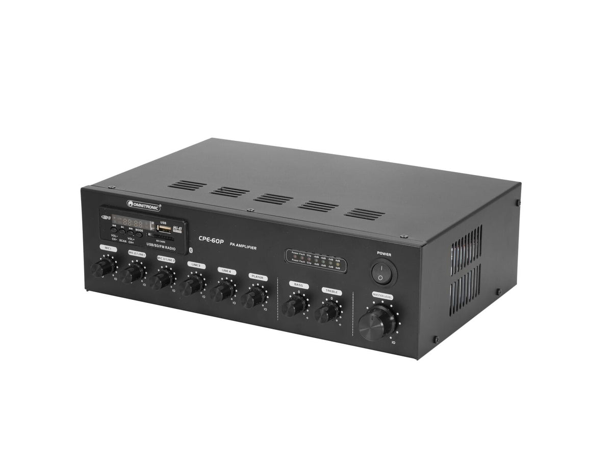 Omnitronic CPE-60P ELA-Mischverstärker – Ansicht 2