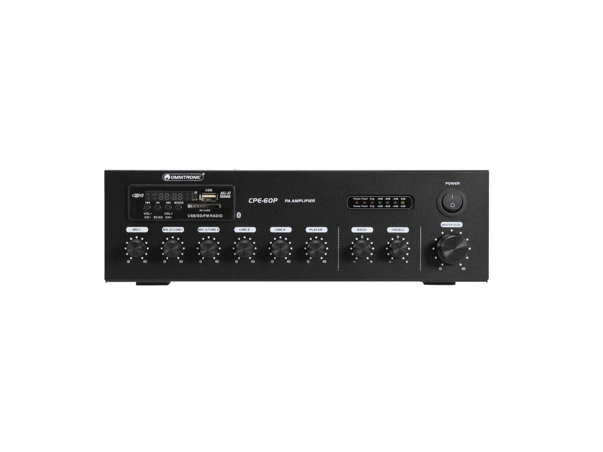 Omnitronic CPE-60P ELA-Mischverstärker – Ansicht 3