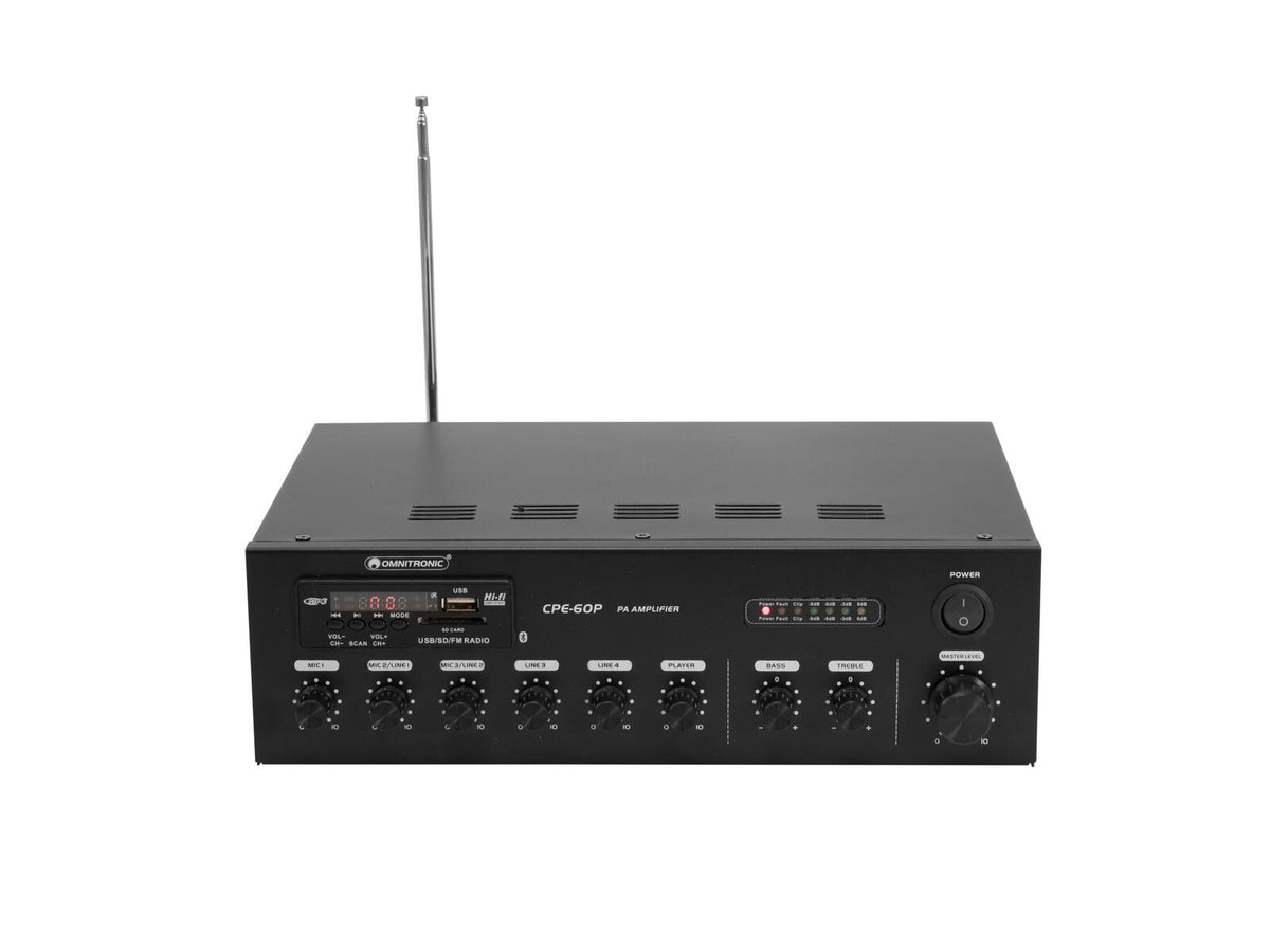 Omnitronic CPE-60P ELA-Mischverstärker – Ansicht 4