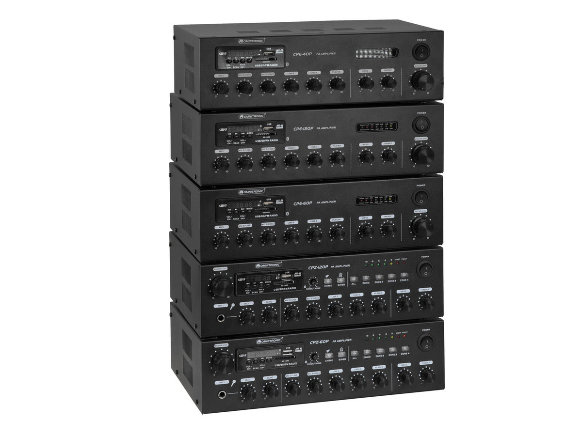 Omnitronic CPE-60P ELA-Mischverstärker – Ansicht 6