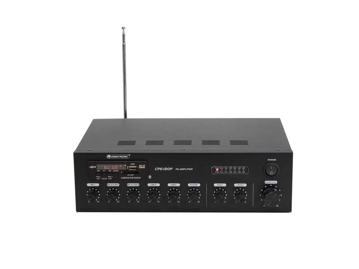 Omnitronic CPE-120P ELA-Mischverstärker – Ansicht 3