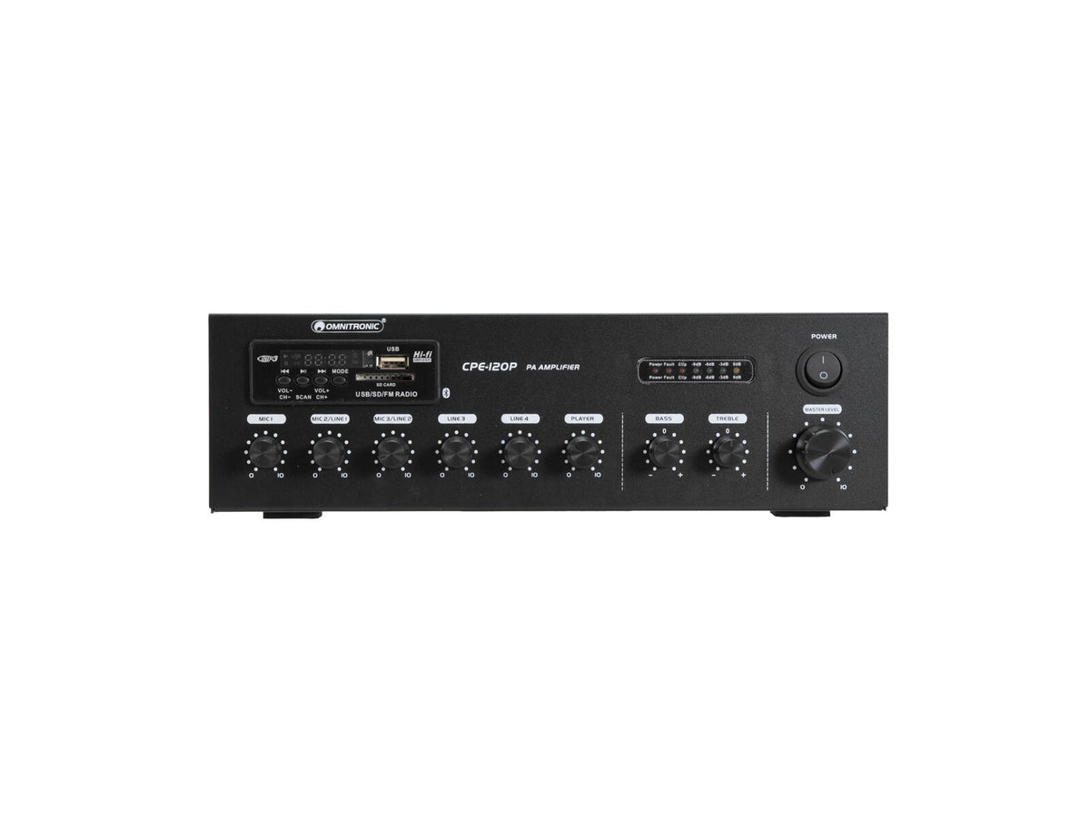 Omnitronic CPE-120P ELA-Mischverstärker – Ansicht 5