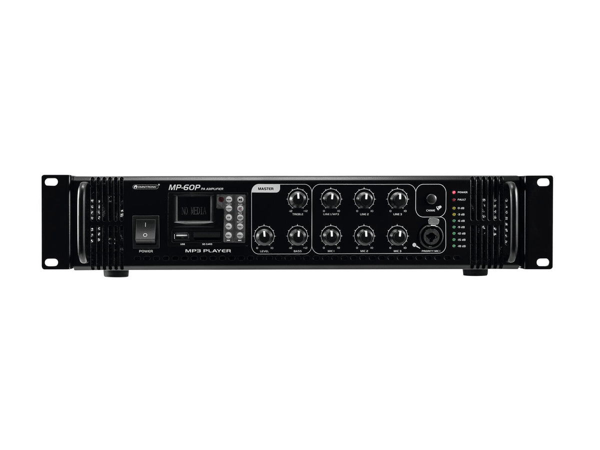Omnitronic MP-60P ELA-Mischverstärker – Ansicht 2