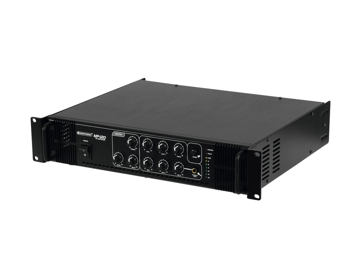Omnitronic MP-120 ELA-Mischverstärker – Ansicht 3