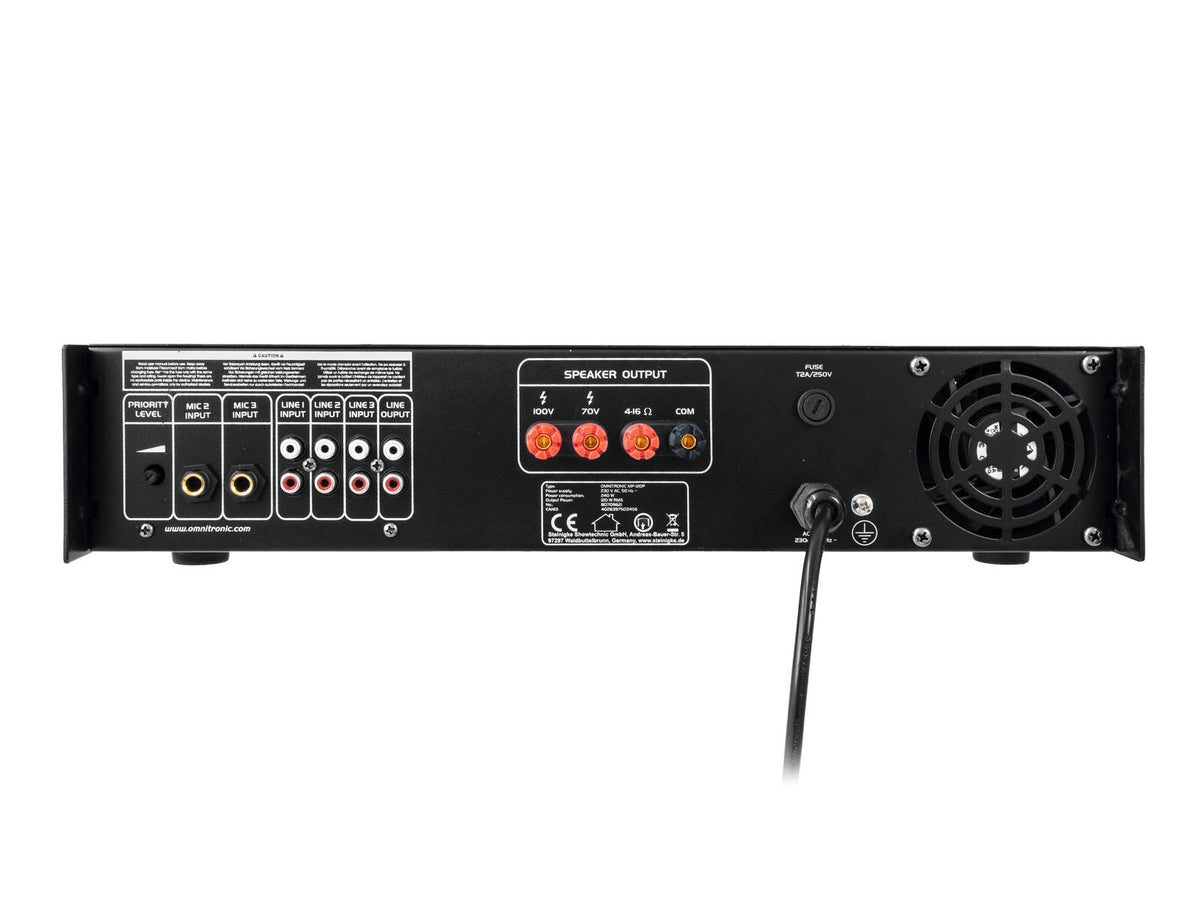 Omnitronic MP-120P ELA-Mischverstärker – Ansicht 3