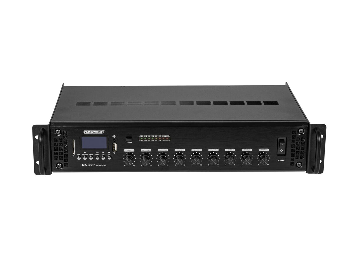 Omnitronic MA-120P ELA-Mischverstärker – Ansicht 4